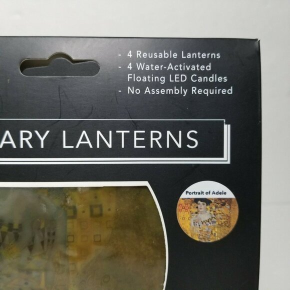 Modgy Luminary Lanterns Gustav Klimt Portrait of Adele new in open box - Picture 3 of 6